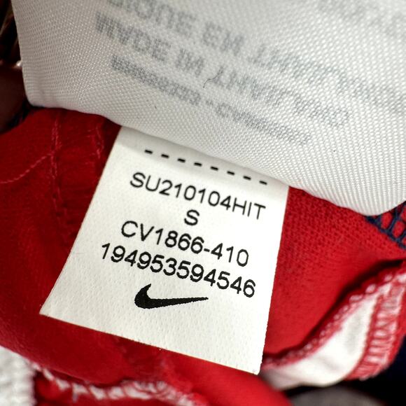 Nike Basketball Shorts Mens Small Blue Red White Dri Fit Flex Elastic Waist - Picture 7 of 9